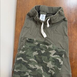 Two Olive and Camouflage Joggers